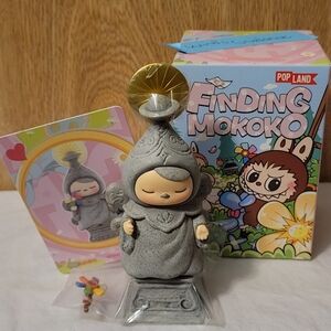 POP LAND Finding Mokoko Gray Collectible Figure